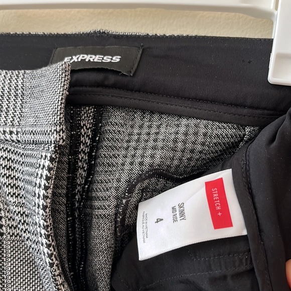 Express checkered pants with red stripe - Picture 5 of 5